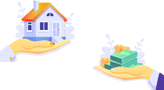 Haus und Monetisierung Haus und Monetisierungsgrafik