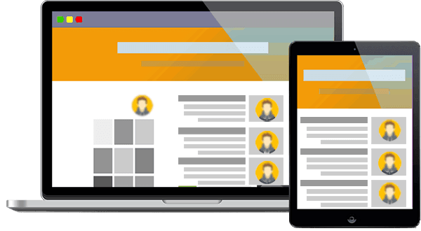 Responsive Endgeräte Desktop & Tablet Responsive Endgeräte