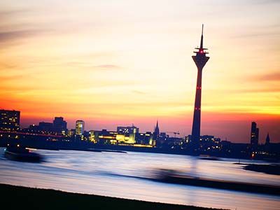 Düseldorf Skyline Mood Image
