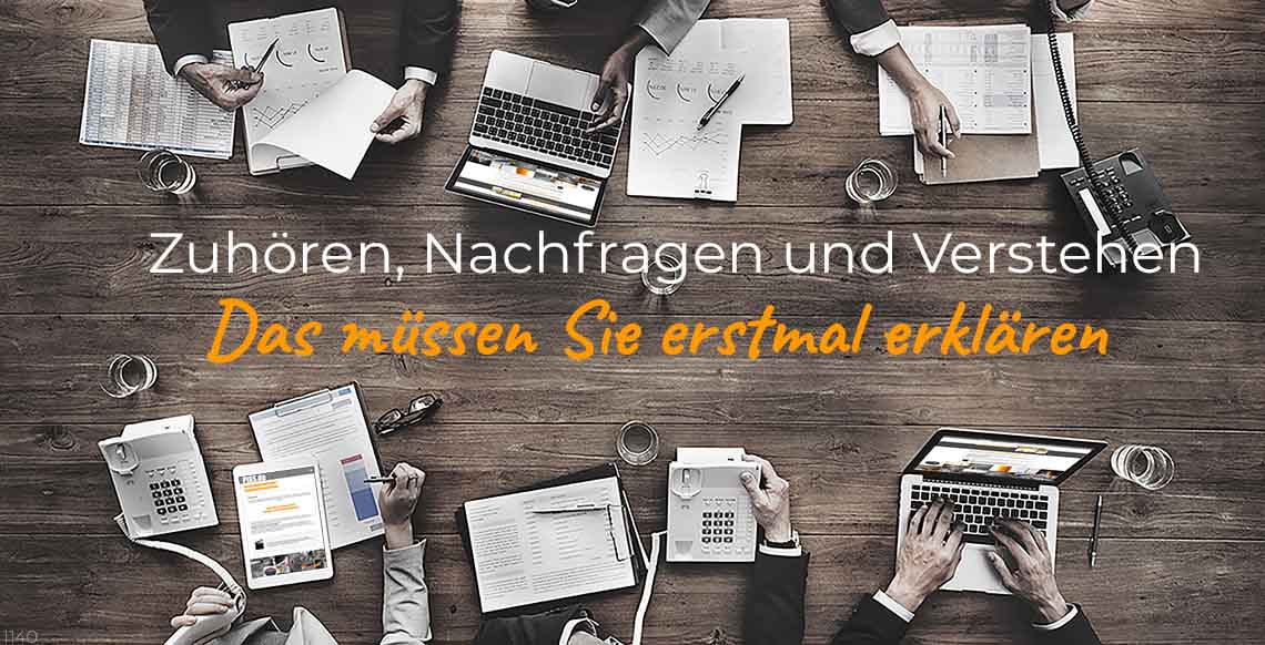 Arbeitssituation - das müssen sie erstmal verstehen Hero Bild Startseite